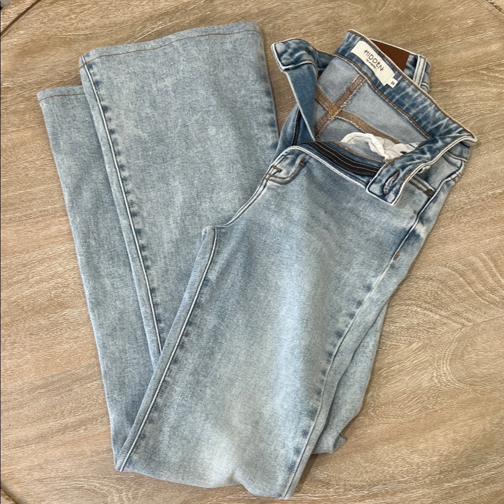 Light Blue Women's Jeans - Picture 2 of 2